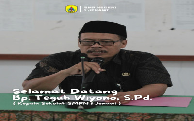 SELAMAT DATANG BAPAK TEGUH WIYONO, S.PD.